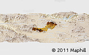 Physical Panoramic Map of Ahualulco de Mercado, lighten