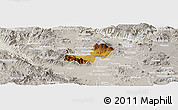 Physical Panoramic Map of Ahualulco de Mercado, lighten, semi-desaturated