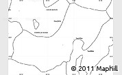 Blank Simple Map of Ahualulco de Mercado