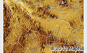 Physical Map of Ameca
