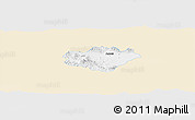 Classic Style Panoramic Map of Ameca, single color outside