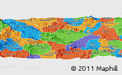 Political Panoramic Map of Ameca