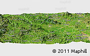 Satellite Panoramic Map of Ameca