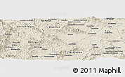 Shaded Relief Panoramic Map of Ameca