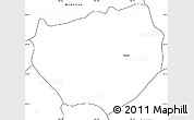Blank Simple Map of Atengo