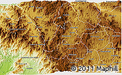 Physical 3D Map of Atenguillo