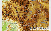Physical Map of Atenguillo