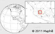 Blank Location Map of Atotonilco El Alto