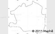 Blank Simple Map of Atotonilco El Alto, cropped outside, no labels