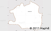 Classic Style Simple Map of Atotonilco El Alto, cropped outside
