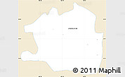 Classic Style Simple Map of Atotonilco El Alto, single color outside