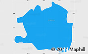 Political Simple Map of Atotonilco El Alto, single color outside