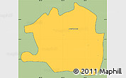 Savanna Style Simple Map of Atotonilco El Alto, cropped outside