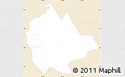 Classic Style Simple Map of Atoyac, single color outside