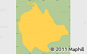 Savanna Style Simple Map of Atoyac, single color outside
