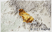 Physical 3D Map of Autlan de Navarro, lighten, semi-desaturated