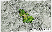 Satellite 3D Map of Autlan de Navarro, lighten, semi-desaturated