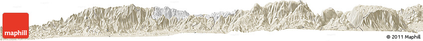 Classic Style Horizon Map of Autlan De Navarro