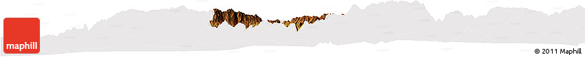 Physical Horizon Map of Autlan De Navarro, cropped outside