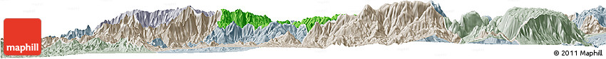 Political Horizon Map of Autlan De Navarro, lighten, semi-desaturated