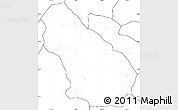Blank Simple Map of Autlan de Navarro, no labels