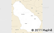 Classic Style Simple Map of Autlan de Navarro
