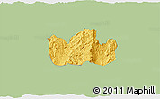 Savanna Style 3D Map of Bolanos, single color outside