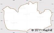 Classic Style Simple Map of Bolanos, cropped outside