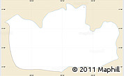 Classic Style Simple Map of Bolanos, single color outside