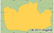 Savanna Style Simple Map of Bolanos