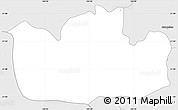 Silver Style Simple Map of Bolanos