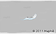 Gray 3D Map of Chapala, single color outside