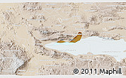 Physical 3D Map of Chapala, lighten