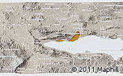 Physical 3D Map of Chapala, lighten, semi-desaturated