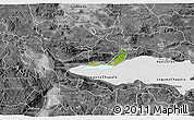 Satellite 3D Map of Chapala, desaturated