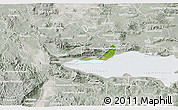 Satellite 3D Map of Chapala, lighten, semi-desaturated