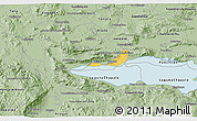 Savanna Style 3D Map of Chapala