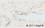 Shaded Relief 3D Map of Chapala, lighten