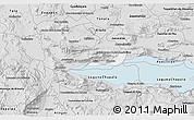 Silver Style 3D Map of Chapala