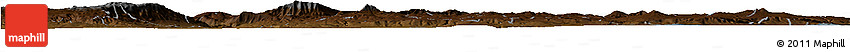Physical Horizon Map of Chapala, darken