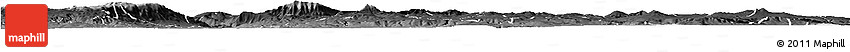 Physical Horizon Map of Chapala, desaturated