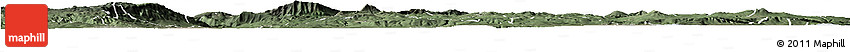 Satellite Horizon Map of Chapala, semi-desaturated