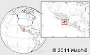 Blank Location Map of Chapala, highlighted country, highlighted parent region, within the entire country
