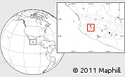 Blank Location Map of Chapala