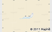 Classic Style Map of Chapala, single color outside