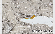 Physical Map of Chapala, lighten, semi-desaturated