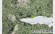 Satellite Map of Chapala, semi-desaturated
