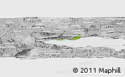 Satellite Panoramic Map of Chapala, lighten, desaturated