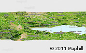 Satellite Panoramic Map of Chapala