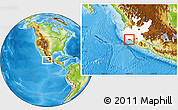 Physical Location Map of Cihuatlan, highlighted parent region